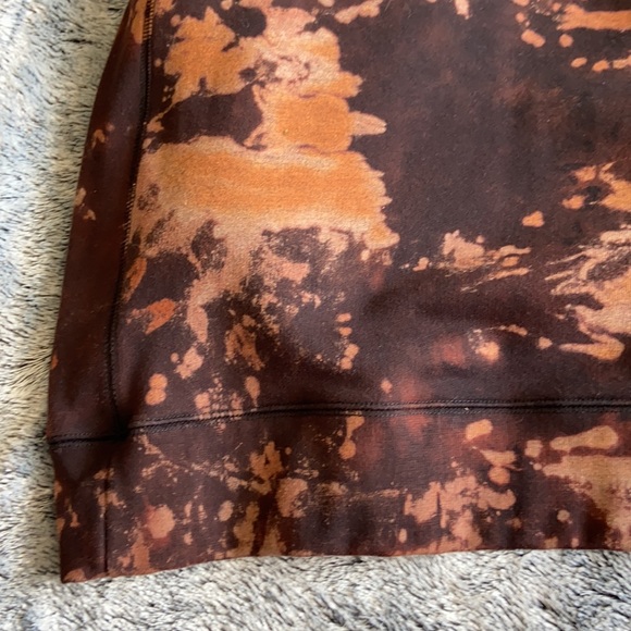 Reverse Tie Dye Bleach Dye Crewneck Crop Vintage - Picture 15 of 16